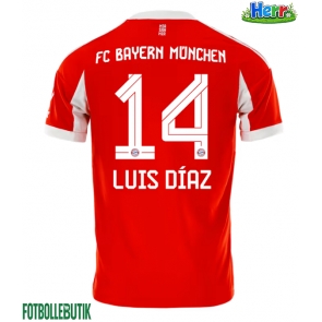 Bayern Munich Luis Diaz #14 Hemmatröja 2025-26 Kortärmad